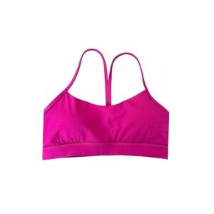 LULULEMON Flow-Y Sports Bra Women's Size 8 A-C/Cup in Ripened Raspberry NWT!